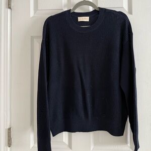 78 & Sunny navy sweater, new, size large